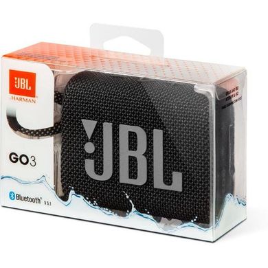 Портативная колонка JBL GO 3 Black (JBLGO3BLK) фото