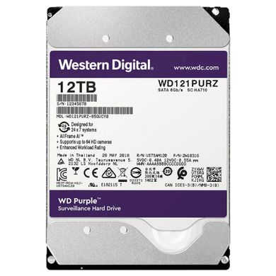 Жесткий диск WD Purple 12 TB (WD121PURZ) фото