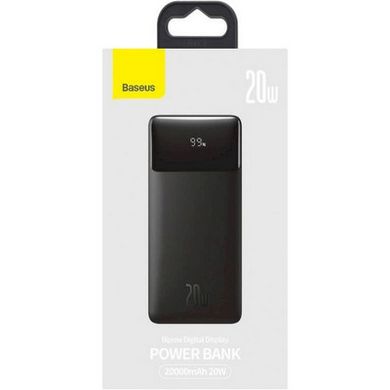 Power Bank Baseus Bipow Digital Display Fast Charge Power Bank 20000mAh 20W Black Overseas Edition (PPBD050501) фото