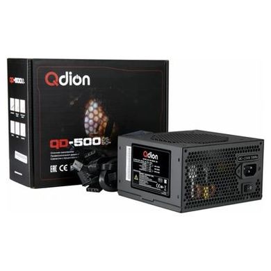 Блок живлення Qdion QD-500DS 80+ фото