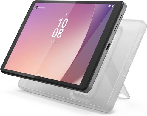 Планшет Lenovo Tab M8 (4th Gen) 2/32GB LTE Arctic Grey + Clear Case (ZABV0093PL) фото