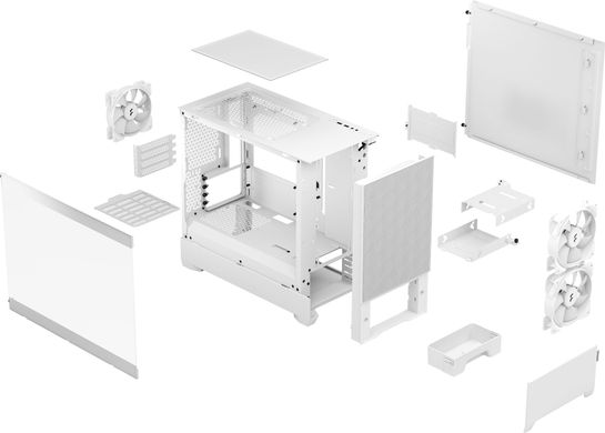 Корпус для ПК FRACTAL DESIGN Pop Mini Air RGB White TG (FD-C-POR1M-01) фото