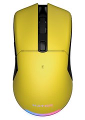 Миша комп'ютерна Hator Pulsar Wireless Yellow (HTM-318) фото