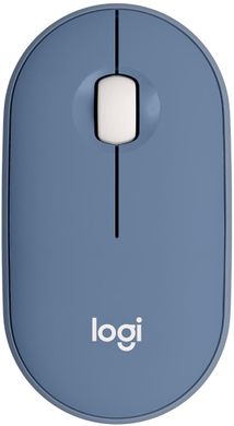 Мышь компьютерная Logitech Pebble M350 Wireless Blueberry (910-006753) фото