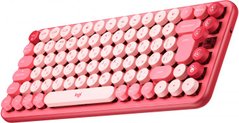 Клавіатура Logitech POP Keys Wireless Mechanical Keyboard Heartbreaker Rose (920-010718) фото