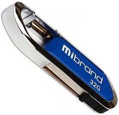 Flash пам'ять Mibrand 32GB Aligator USB 2.0 Blue (MI2.0/AL32U7U)