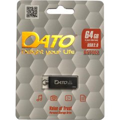 Flash пам'ять DATO DS7002 64GB Black (DS7002B-64G) фото