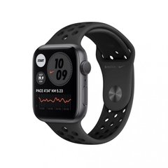 Смарт-часы Apple Watch Nike SE GPS 44mm Space Gray Alum. Case w. Ant./Black Nike S. Band (MKQ83) фото