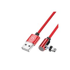 Кабель USB Usams Lightning U54 Right-Angle Magnetic 2A 1.0m Red фото