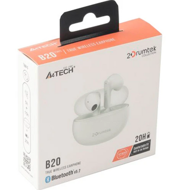 Навушники A4Tech B20 Grayish White фото