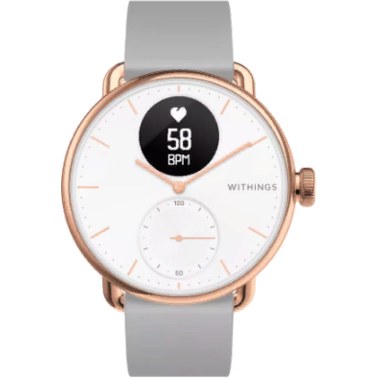 Смарт-часы Withings ScanWatch 38mm White/Gold фото