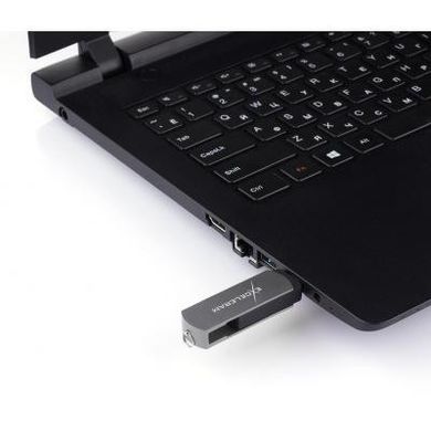 Flash пам'ять Exceleram 128 GB P2 Series Gray/Black USB 3.1 Gen 1 (EXP2U3GB128) фото