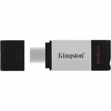 Flash пам'ять Kingston 64 GB DataTraveler 80 USB-C 3.2 (DT80/64GB) фото