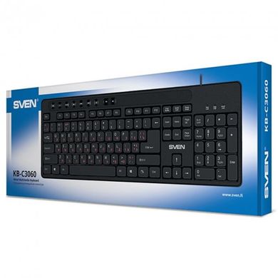 Клавіатура SVEN KB-C3060 Black (00600209) фото