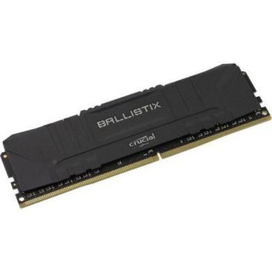 Оперативная память Crucial 16 GB DDR4 2666 MHz Ballistix Black (BL16G26C16U4B) фото
