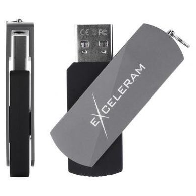 Flash пам'ять Exceleram P2 Black/Gray USB 2.0 EXP2U2GB32 фото