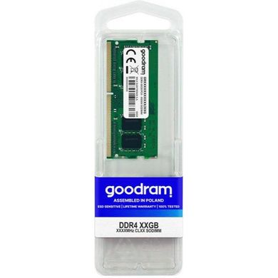 Оперативна пам'ять GOODRAM 4 GB SO-DIMM DDR4 2400 MHz (GR2400S464L17S/4G) фото