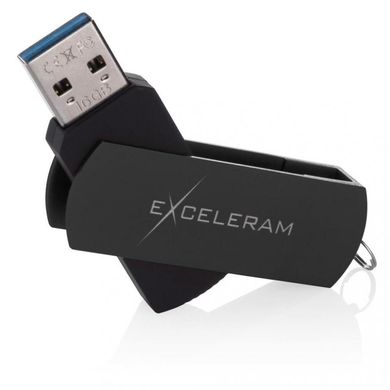 Flash память Exceleram 16 GB P2 Series Black/Black USB 3.1 Gen 1 (EXP2U3BB16) фото