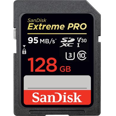 Карта памяти SanDisk 128 GB SDXC UHS-I U3 Extreme Pro SDSDXXY-128G-GN4IN фото