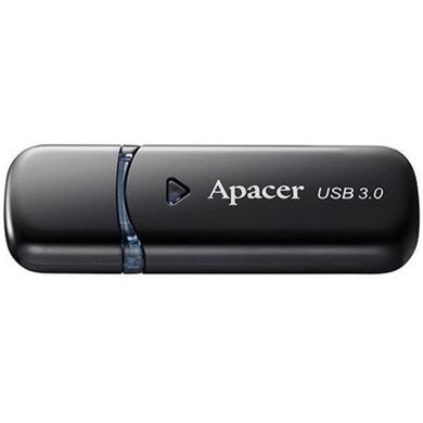 Flash пам'ять Apacer 32 GB AH355 USB 3.0 Black (AP32GAH355B-1) фото
