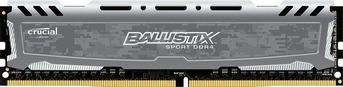 Оперативна пам'ять Crucial 16Gb DDR4 PC3000 Ballistix Sport LT Gray (BLS16G4D30BESB) фото