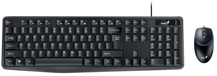 Комплект (клавіатура+миша) Genius KM-170 Black (31330006409) фото