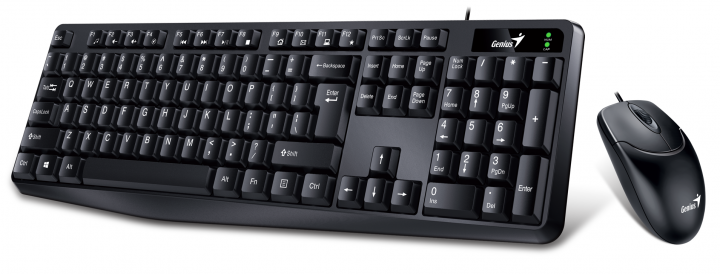 Комплект (клавіатура+миша) Genius KM-170 Black (31330006409) фото