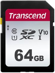 Карта пам'яті Transcend 64 GB SDXC UHS-I U3 300S TS64GSDC300S фото