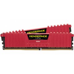 Оперативна пам'ять Corsair 32 GB (2x16GB) DDR4 2666 MHz Vengeance LPX Red (CMK32GX4M2A2666C16R) фото