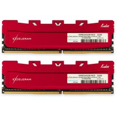 Оперативна пам'ять Exceleram 32 GB (2x16GB) DDR4 3600 MHz Red Kudos (EKRED4323618CD) фото