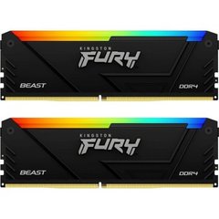 Оперативна пам'ять Kingston Fury DDR4 2x32GB 3200MHz Beast RGB (KF432C16BB2AK2/64) фото
