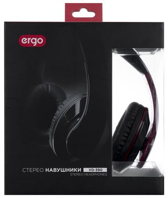 Навушники ERGO VD-390 Red фото