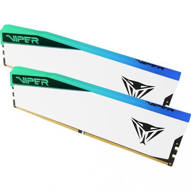 Оперативна пам'ять PATRIOT 64 GB (2x32GB) DDR5 Viper Elite 5 RGB White (PVER564G62C42KW) фото