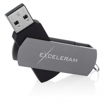 Flash память Exceleram P2 Black/Gray USB 2.0 EXP2U2GB64 фото