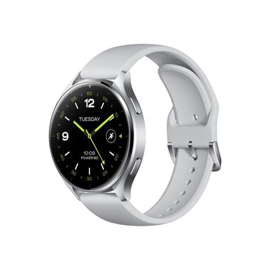 Смарт-годинник Xiaomi Watch 2 Sliver Case With Gray TPU Strap (BHR8034GL) фото