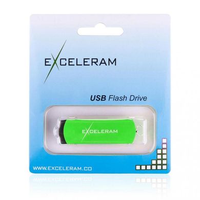 Flash память Exceleram 128 GB P2 Series Green/Black USB 3.1 Gen 1 (EXP2U3GRB128) фото