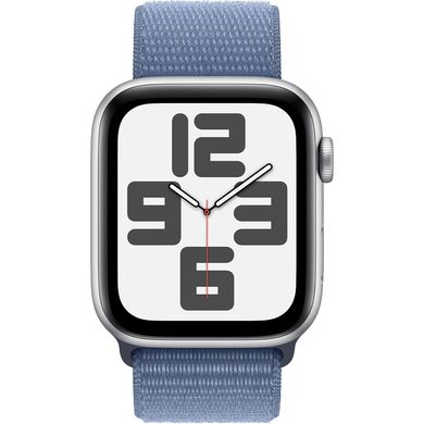 Смарт-часы Apple Watch SE 2 GPS 44mm Silver Aluminium Case with Winter Blue Sport Loop (MREF3) фото
