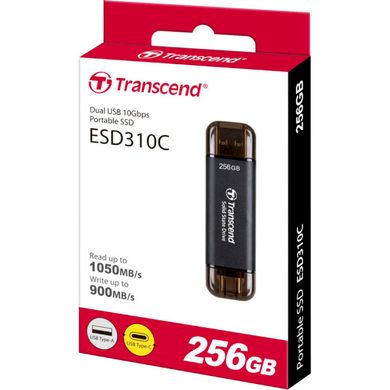SSD накопичувач Transcend ESD310C 256GB Type-C (TS256GESD310C) фото