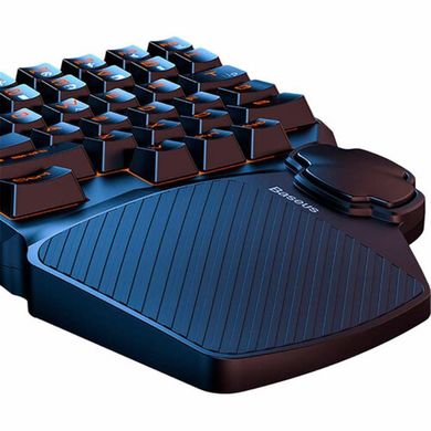 Клавіатура Baseus Gamo One-Handed Gaming Keyboard Black (GMGK01-01) фото