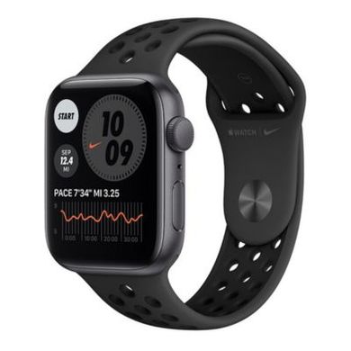 Смарт-часы Apple Watch Nike SE 4G 44mm Space Gray Aluminum Case Anthracite/Black Nike Sport (MG063/MKRX3) фото