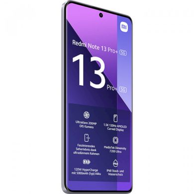 Смартфон Xiaomi Redmi Note 13 Pro+ 8/256GB Aurora Purple фото