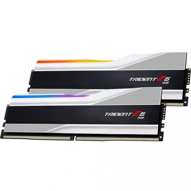 Оперативная память G.Skill 32 GB (2x16GB) DDR5 6400 MHz Trident Z5 RGB Silver (F5-6400J3239G16GX2-TZ5RS) фото