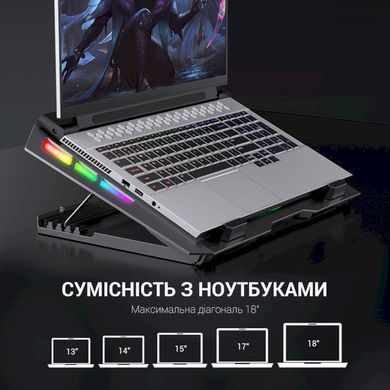 Подставка для ноутбуков GamePro CP740 Black фото
