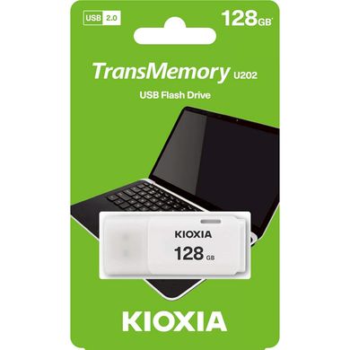 Flash пам'ять Kioxia 128 GB TransMemory U202 White (LU202W128GG4) фото