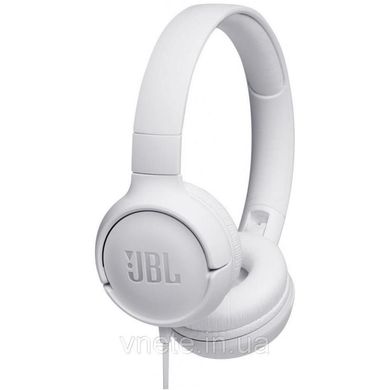 Навушники JBL T500 White (JBLT500WHT) фото