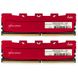 Exceleram 32 GB (2x16GB) DDR4 3600 MHz Red Kudos (EKRED4323618CD) подробные фото товара