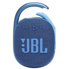 Портативна колонка JBL Clip 4 Eco Blue (JBLCLIP4ECOBLU) фото