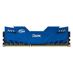 Оперативна пам'ять TEAM 8 GB DDR3 1600 MHz Dark Series Blue (TDBED38G1600HC9BK) фото