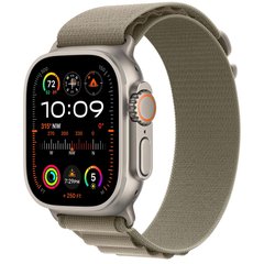 Смарт-часы Apple Watch Ultra 2 GPS + Cellular 49mm Titanium Case with Olive Alpine Loop - Medium (MREY3) фото