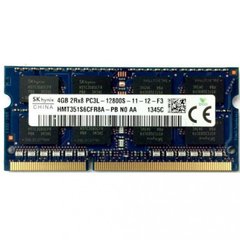 Оперативна пам'ять SK hynix 4 GB SO-DIMM DDR3L 1600 MHz (HMT351S6CFR8A-PB) фото